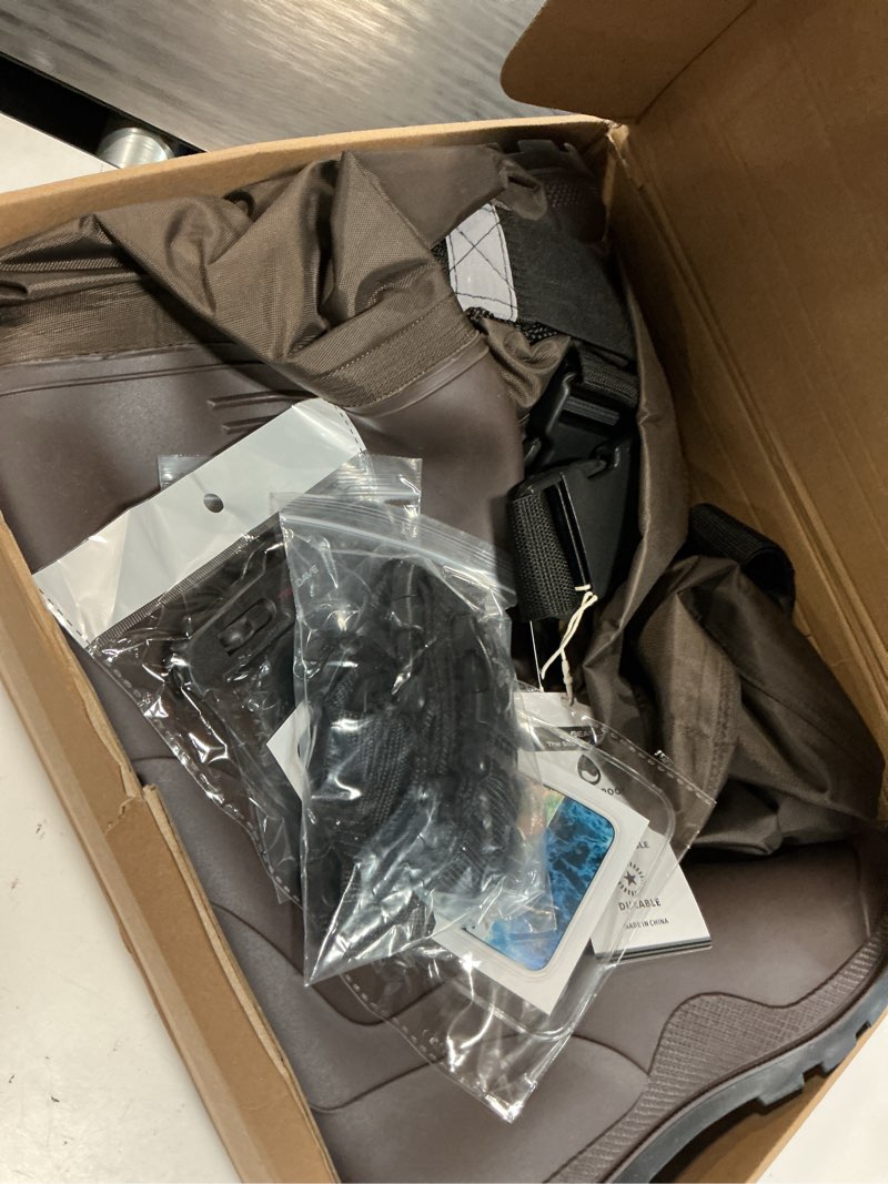 Condition photo showing Good Condition for (size m/13)trudave chest waders for men with boots, 2-ply nylon/pvc waterproof fishing & hunting waders for men and women brown m13