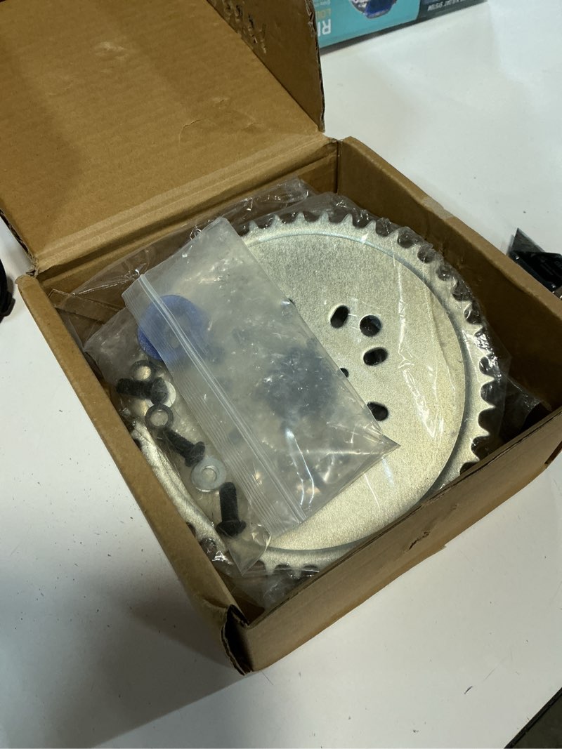 Condition photo showing Good Condition for rubber hub adapter & 44t 3, 6, 9 hole sprocket assembly for 2 stroke 80cc motorized bicycle