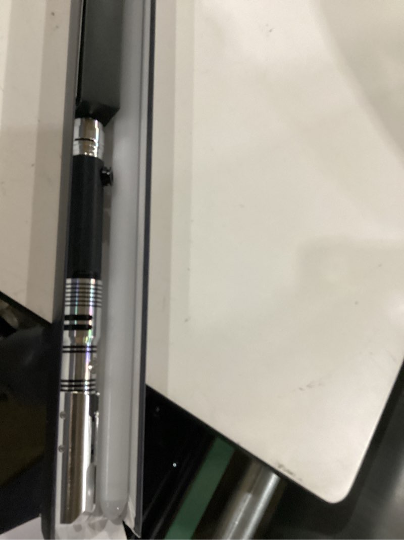 Condition photo showing New/Like New for Lightsaber Cal Light Saber for Adults,Dueling Lightsaber - Motion Control Length 47.24 in Lightsabers with 16 Sound Fonts,Smooth Swing Premium Hilt FX Light Sabers for Kids Christmas/Halloween Cosplay