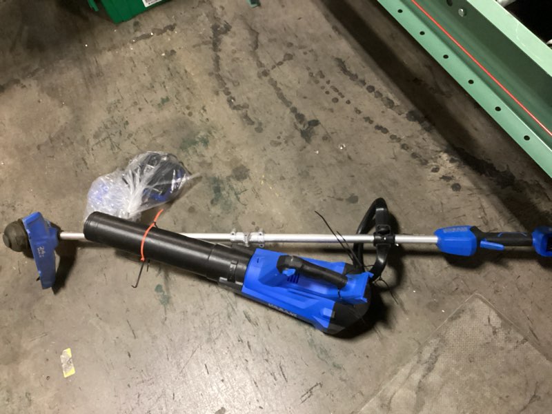 Condition photo showing As Is for kobalt 2-piece 24-volt max cordless power equipment combo kit