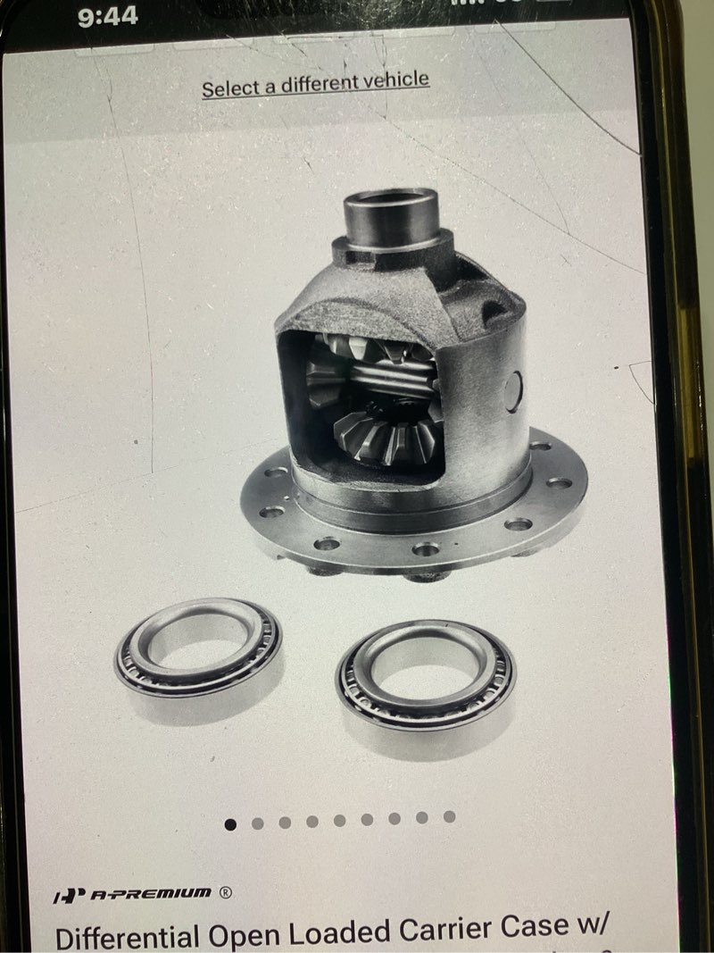 A- Premium Differential Open Loaded carrier Case w/ Bearing *unknown for what make/model* 
