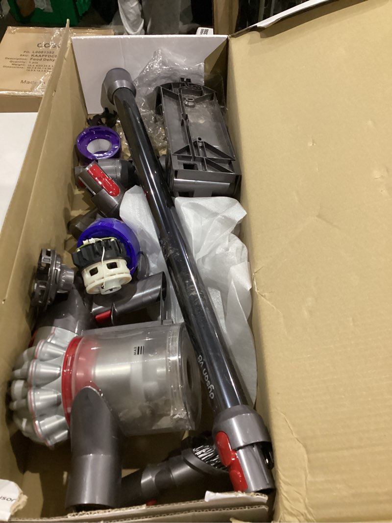 Condition photo showing As Is for Dyson V8 Cordless Vacuum, Cleans Hard Floors and Carpets, Detangles, Converts to Handheld, 115AW, 2 Power Modes, Up to 40 Minutes¹