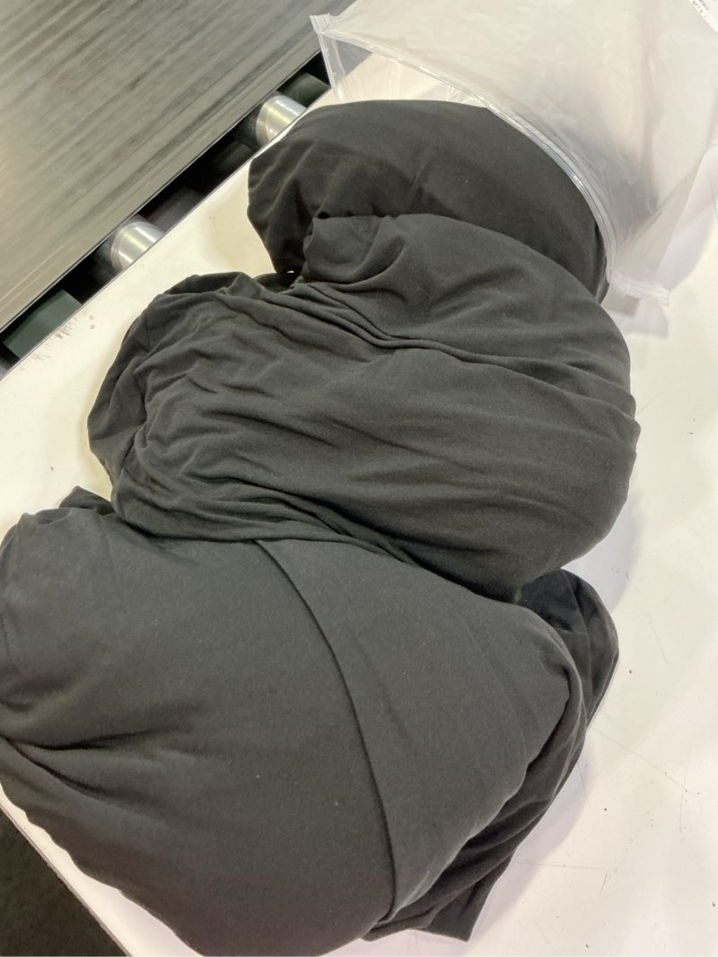 Condition photo showing Good Condition for 3-piece arch cover bundle – 7.2ft, 6.6ft & 6ft stretch spandex backdrop set – wedding, birthday & photo booth arch covers for every event black 7.2ft 6.6ft 6ft
