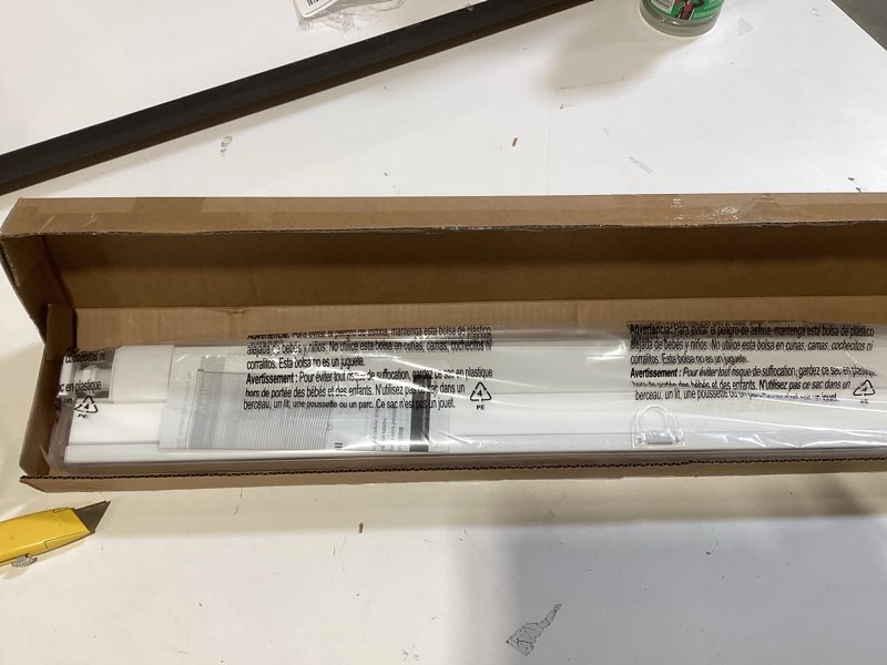 Condition photo showing Good Condition for lazblinds no tools no drill cordless cellular shades, light filtering honeycomb shades for home, thermal insulation blinds for windows, 35" w x 48" h, white light filtering-white 35" w x 48" h