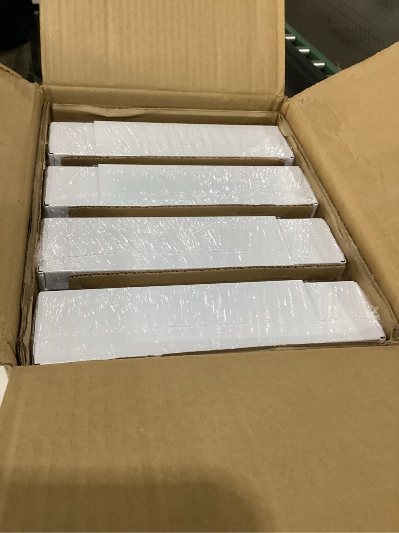 Condition photo showing New/Like New for 4 Pack Pull Out Cabinet Organizers 21" Deep With Raising Pad for Framed Cabinets, Expandable Width (9"-14") Slide Out Drawers Upgrade 3 Slide Rails, Roll Out Shelves Adhesive, White White 9"-14"Wide x 21"Deep(4 Pack)