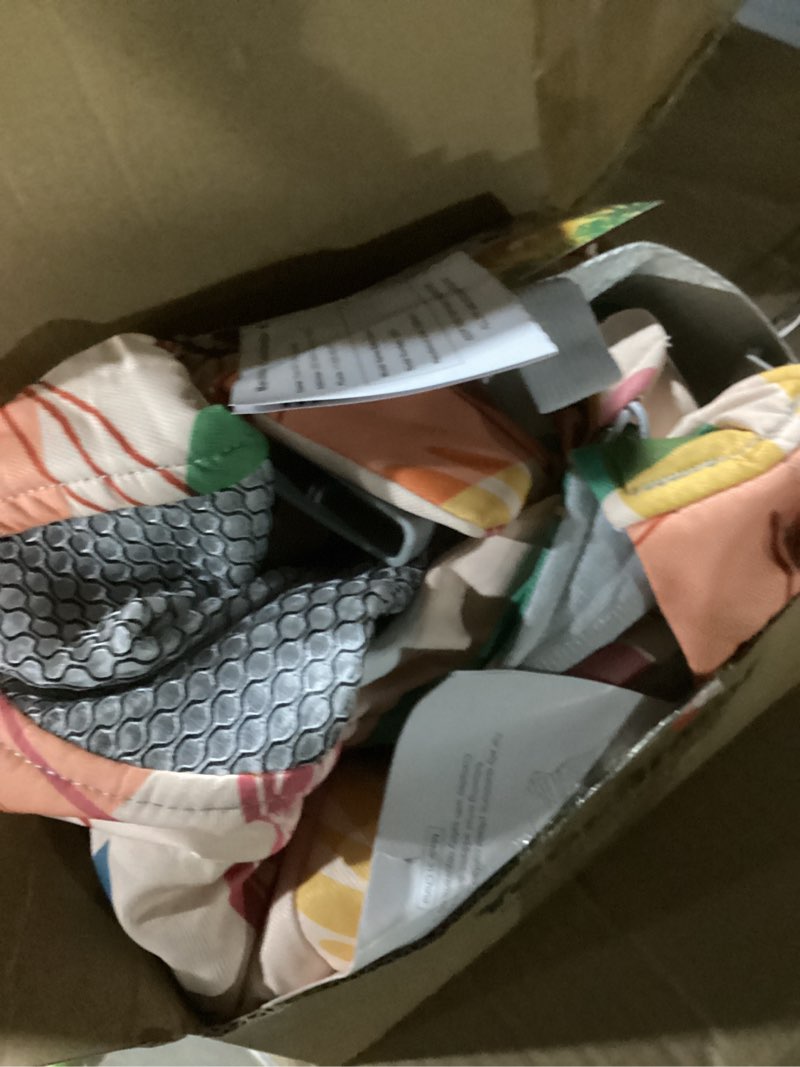 Condition photo showing Good Condition for Baby Carrier, Ergonomic, Cozy, Breathable & Lightweight Infant Carriers for 7-66lbs with Lumbar Support, Easy to Wear Hands Free Embrace Toddlers Carrier for 3-36 Months, Tropical Leaves