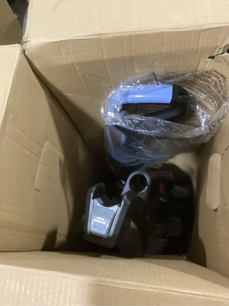 Condition photo showing As Is for bissell cleanview max tangle-free rewind pet hair vacuum with led headlights, tangle-free brush roll, automatic cord rewind, included pet tools, 4073l