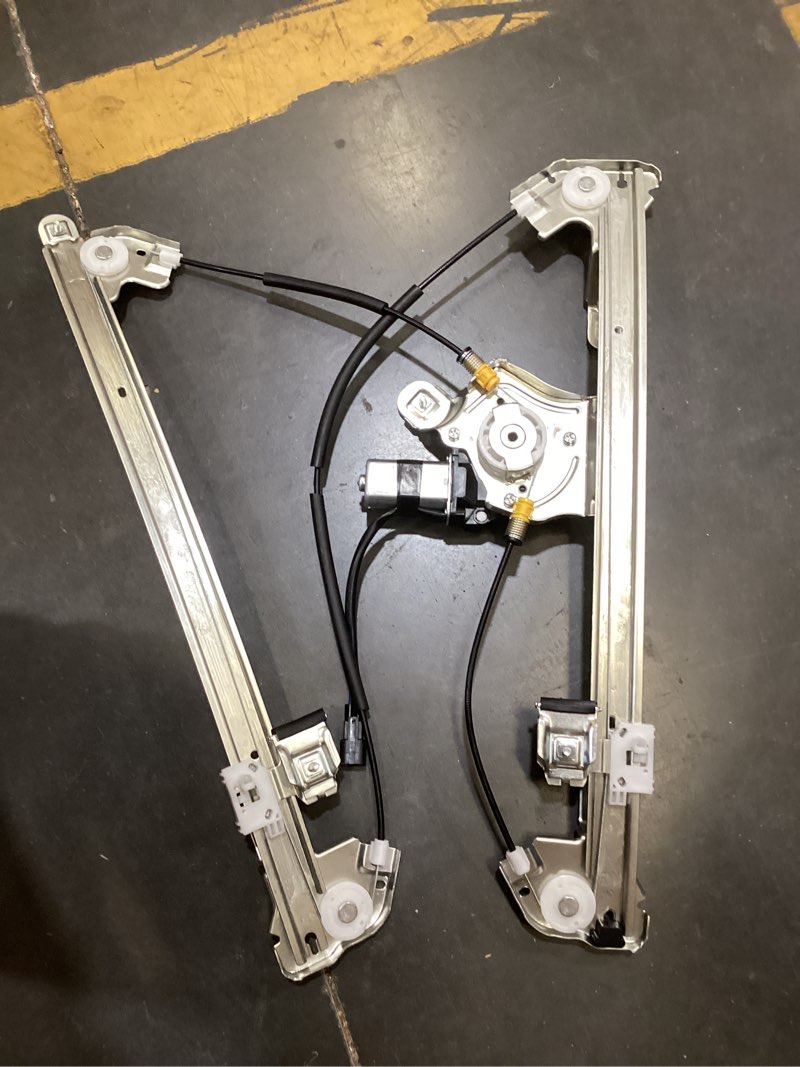 Condition photo showing As Is for crew cab passenger right rear power window motor & regulator new