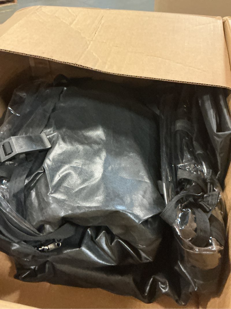 Condition photo showing As Is for golf cart rain cover for ezgo club car evolution yamaha icon, universal golf cart winter enclosure fits 2 4 6 passenger and 2+2 seat roof 58"-124", 600d all-weather protection driving shelter 4 passenger universal 59" black