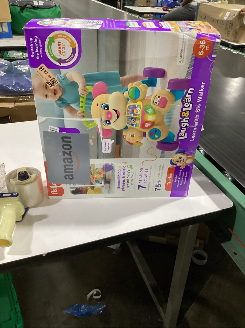 Condition photo showing Good Condition for fisher-price laugh & learn smart stages learn with sis walker, pink