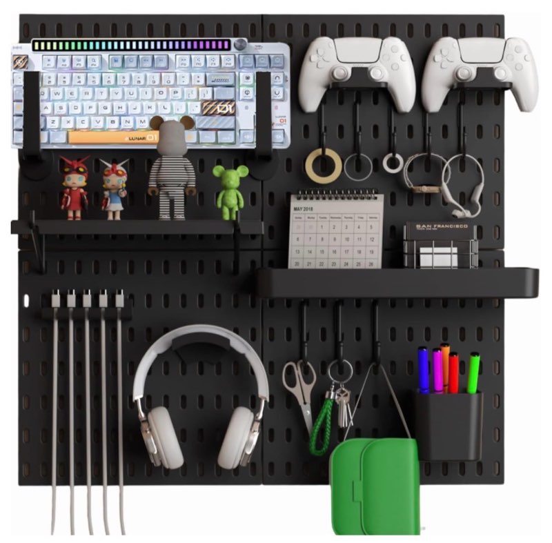 (Photo similar) Black Pegboard Sets