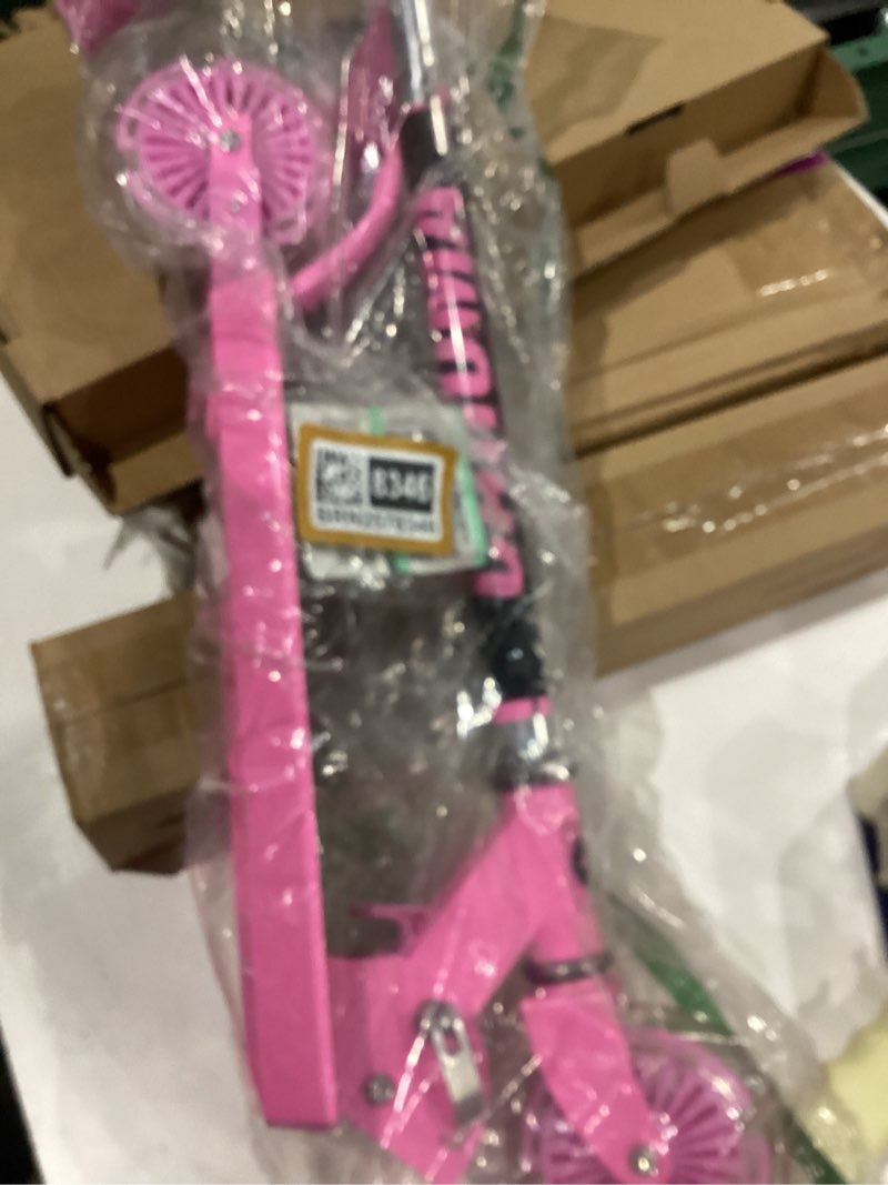 Pink caroma scooter