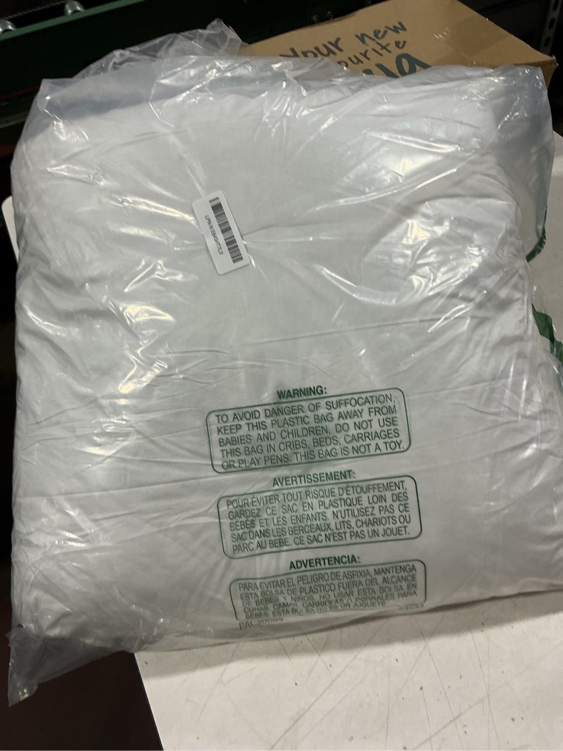 Condition photo showing Good Condition for miulee 20x20 pillow inserts,set of 2 down feather throw pillows for couch sofa bed, decorative fluffy throw pillow inserts cotton fabric,white 2 20x20 inch