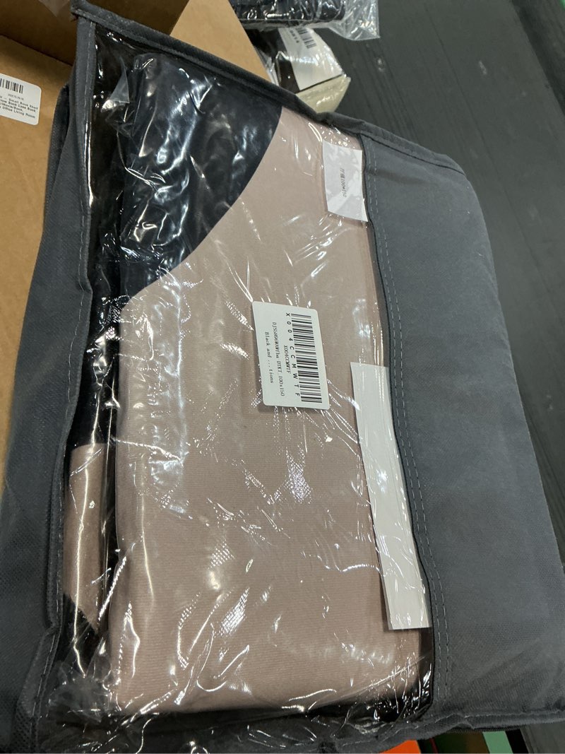 Condition photo showing New/Like New for Black and Dark Tan Area Rug Area Rug 3x5 Modern Decorative Carpet Set for Kids Teens Adults Abstract Neutral Art Living Room Rugs Abstarct Art Indoor Floor Mat Room Decorations Multi 16 3'3" x 4'11" (Rectangular)