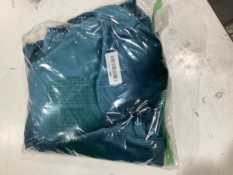 Condition photo showing Good Condition for bgment teal velvet curtains 96 inches for living room, thermal insulated room darkening curtains sound reduce drapes with back tab and rod pocket for french door, set of 2 panels, 52 x 96 inch 52"w x 96"l (pack of 2) teal