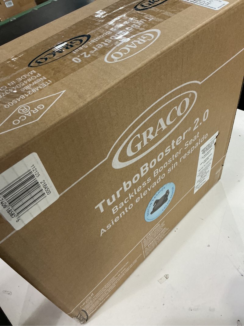 Condition photo showing As Is for Graco TurboBooster 2.0 Backless Booster Car Seat, Denton