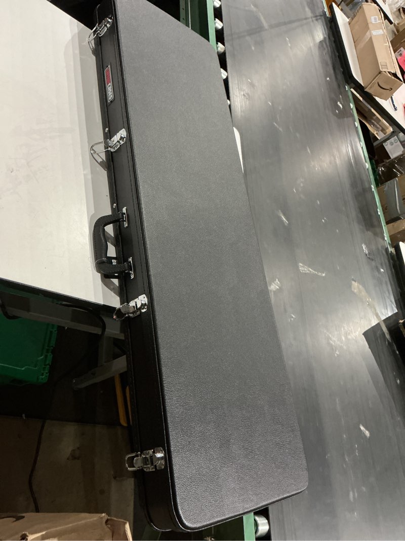 Condition photo showing Good Condition for gator cases hard-shell wood case for electric bass guitars, fits fender precision/jazz bass, & more (gwe-bass)