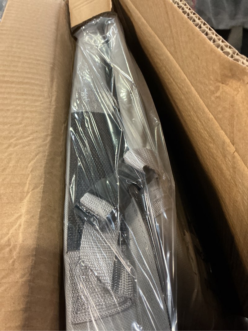 Condition photo showing New/Like New for Extra Large Cat Carrier Soft Sided, Portable Small Dog Carrier for 2 Cats, 24"x16.5"x16" Car Travel Folding Comfortable Design with Bowl, Grey Grey without curtain