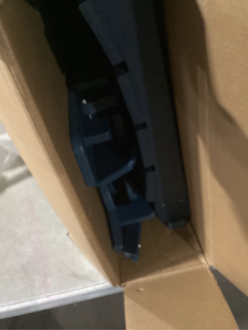 Condition photo showing New/Like New for thoeoe folding adjustable adirondack chairs with ottoman & 1 cup holders, hdep multifunctional adirondack chair with footrest,grey grey 1 pack