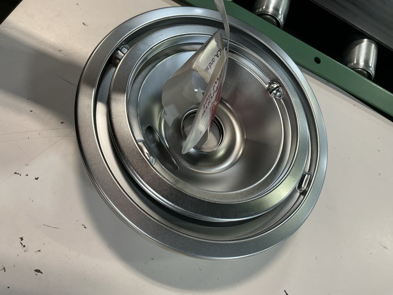 Condition photo showing Good Condition for smart choice universal electric range drip pan ( chrome )