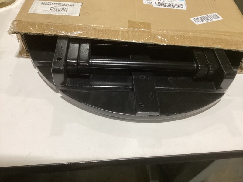 Condition photo showing Good Condition for HOMESTEAD Folding Adirondack Round Table, Patio Side Table, FSC Acacia Wood, Fully Assembled and Ready to Use (Black)