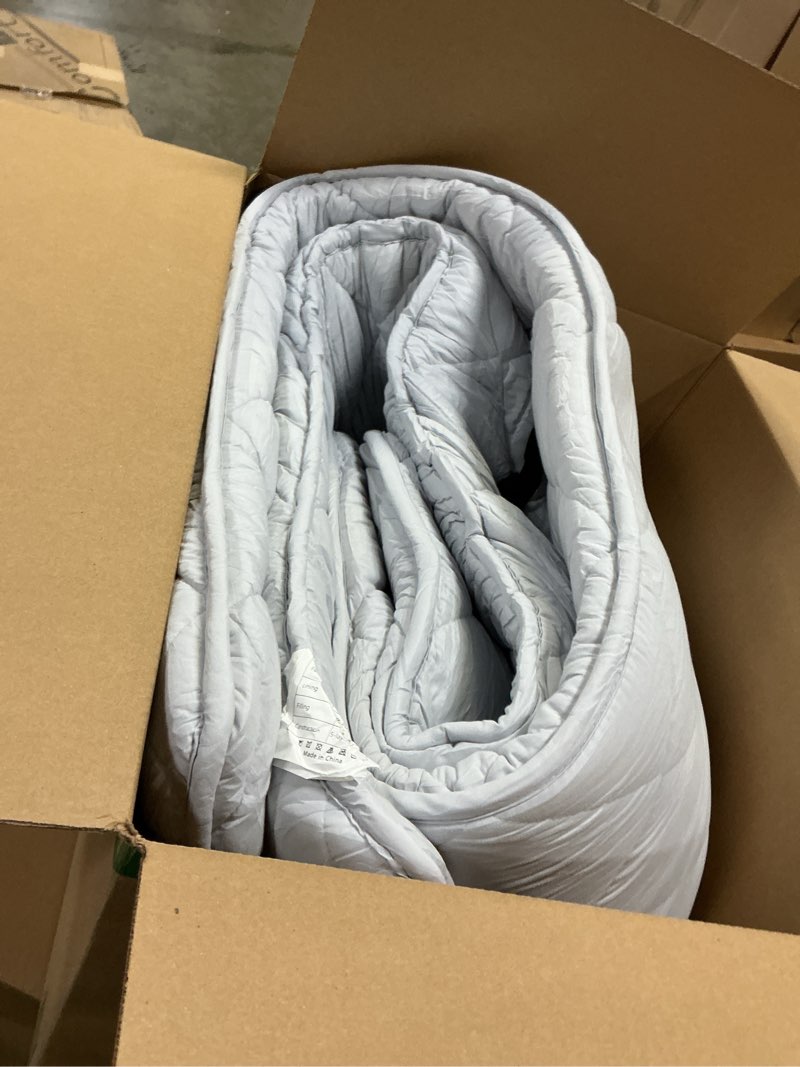 Condition photo showing As Is for MLILY Tri-Fold Memory Foam Mattress, 4 inch Single Folding Mattress with Collapsible and Washable Cover, Travel and Guest Mat, 75"×25"×4", Grey 4 Inch Small Single