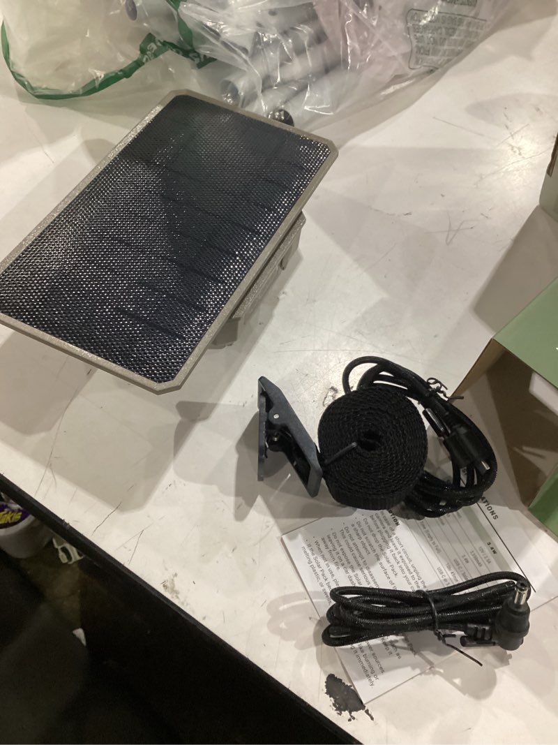 Condition photo showing Good Condition for moultrie - solar panel power pack - 3.4w - gen 2 solar panel with battery for trail cameras - 7.2v, 3350mah