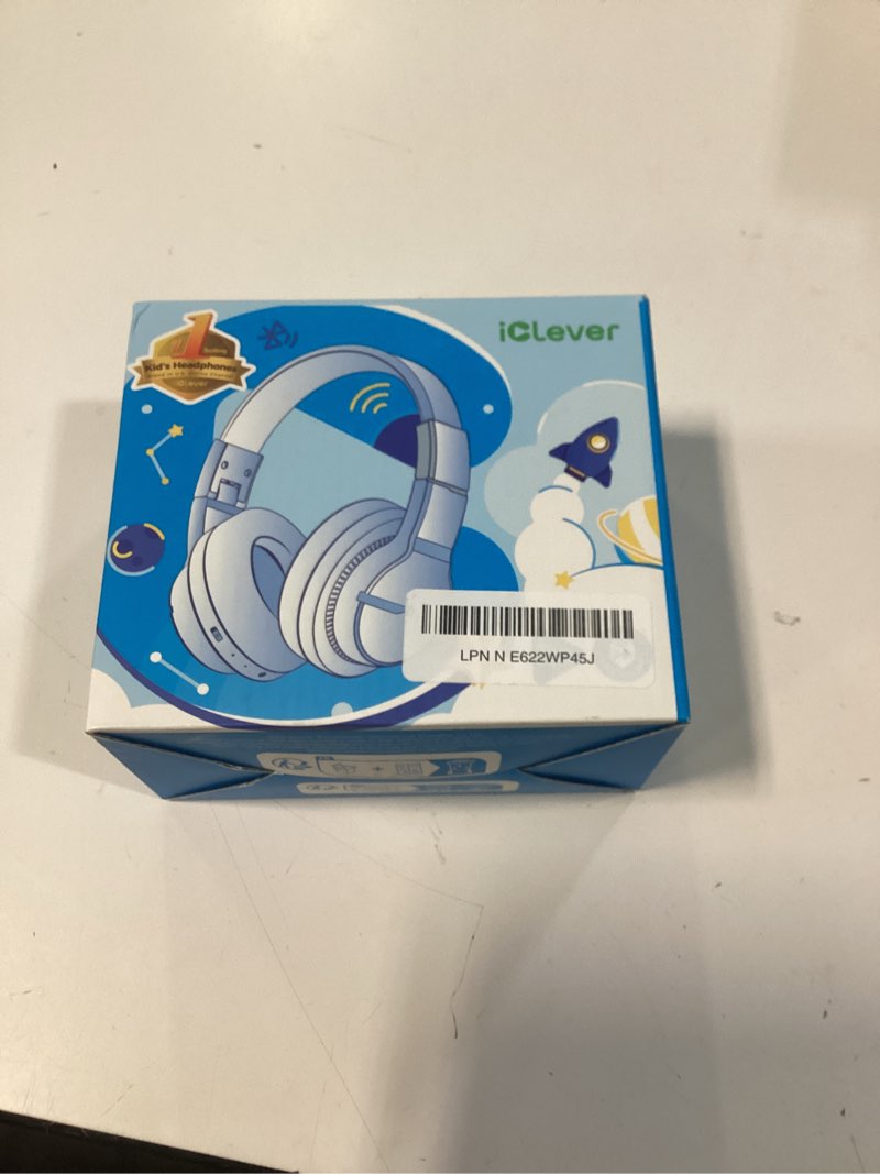 Condition photo showing New/Like New for iclever bth12 kids bluetooth headphones,colorful led lights,74/85dba safe volume,85h playtime,bluetooth 5.2,over ear headphones built-in mic for ipad/tablet/airplane,blossom pink a-pink