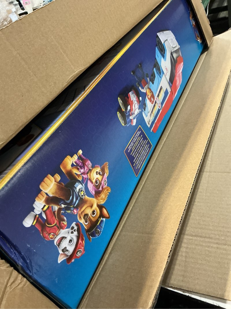 Condition photo showing New/Like New for paw patrol movie transforming city paw patroller truck vehicle playset (3 pieces)