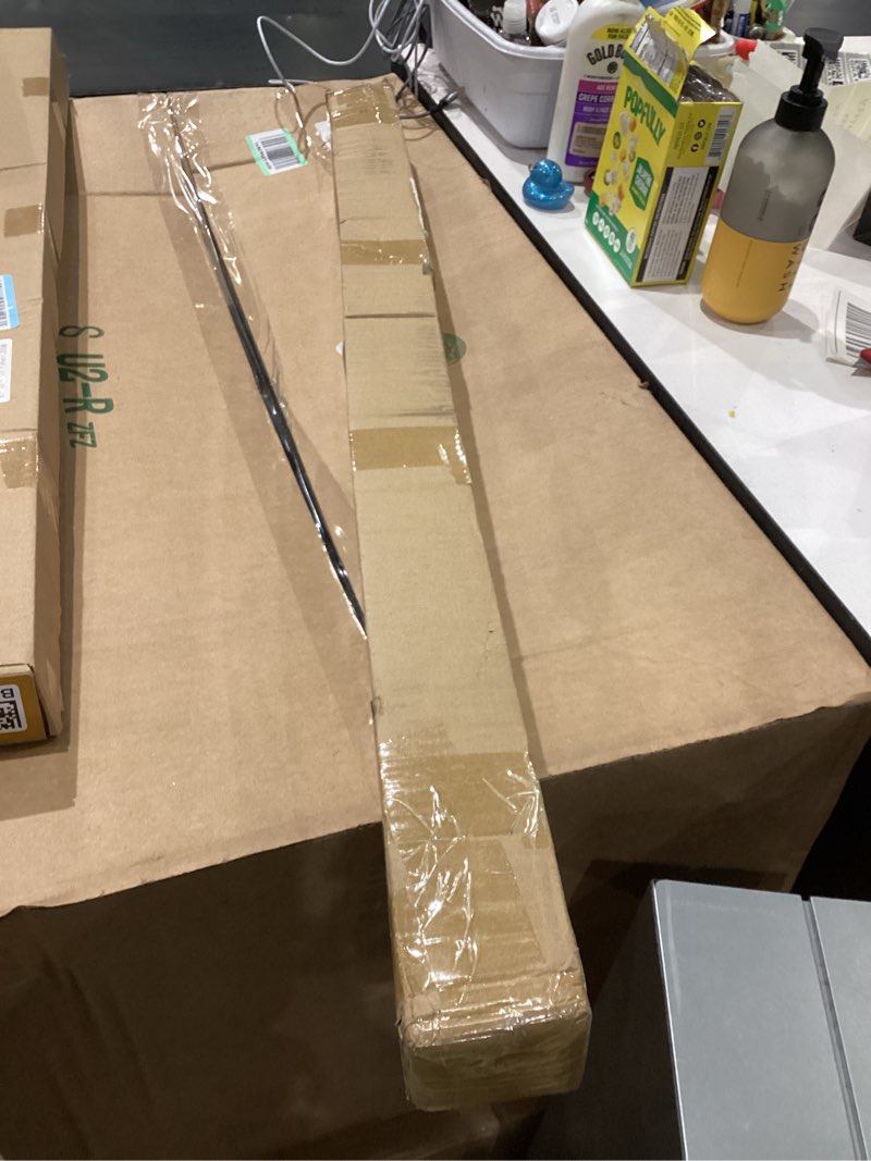 Condition photo showing As Is for THMOOTHER Matte White 10-Pack 3.28FT Pre-Drilled Clip Free LED Strip U Channel Diffuser, Tight and Flush Mounted Under Cabinet Tape Track Aluminum Low Profile with UV Resistance Milky Cover (10)