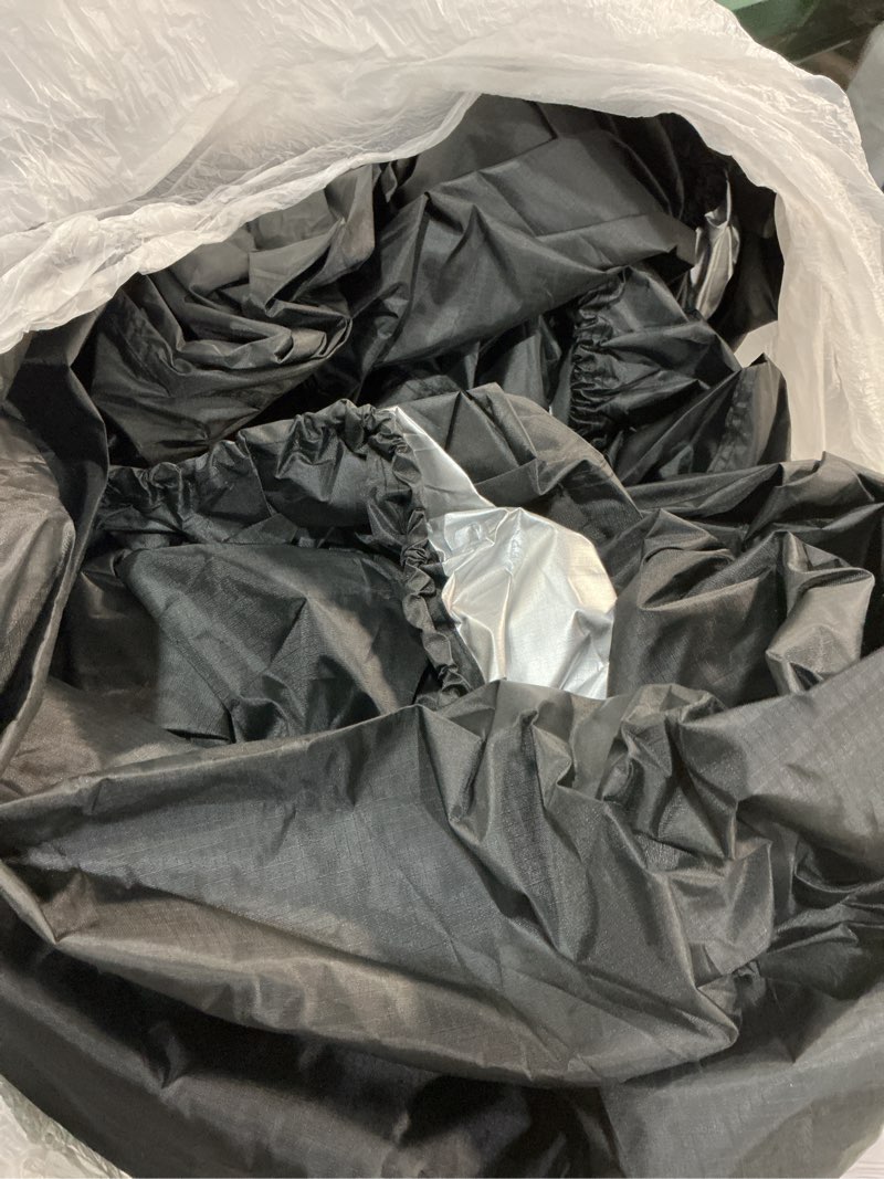 Condition photo showing Good Condition for safana pool covers for 15ft inflatable easy set pool [ top ring < 13.8ft ] round pool cover above ground with elastic band, windproof block leaves