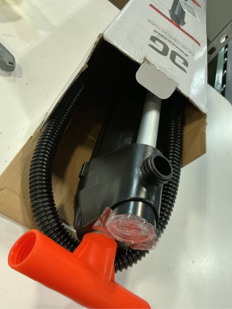Condition photo showing Good Condition for aquaglide universal sup hand pump for stand up paddle boards single and double action high pressure pump 29 psi capability halkey roberts valve included