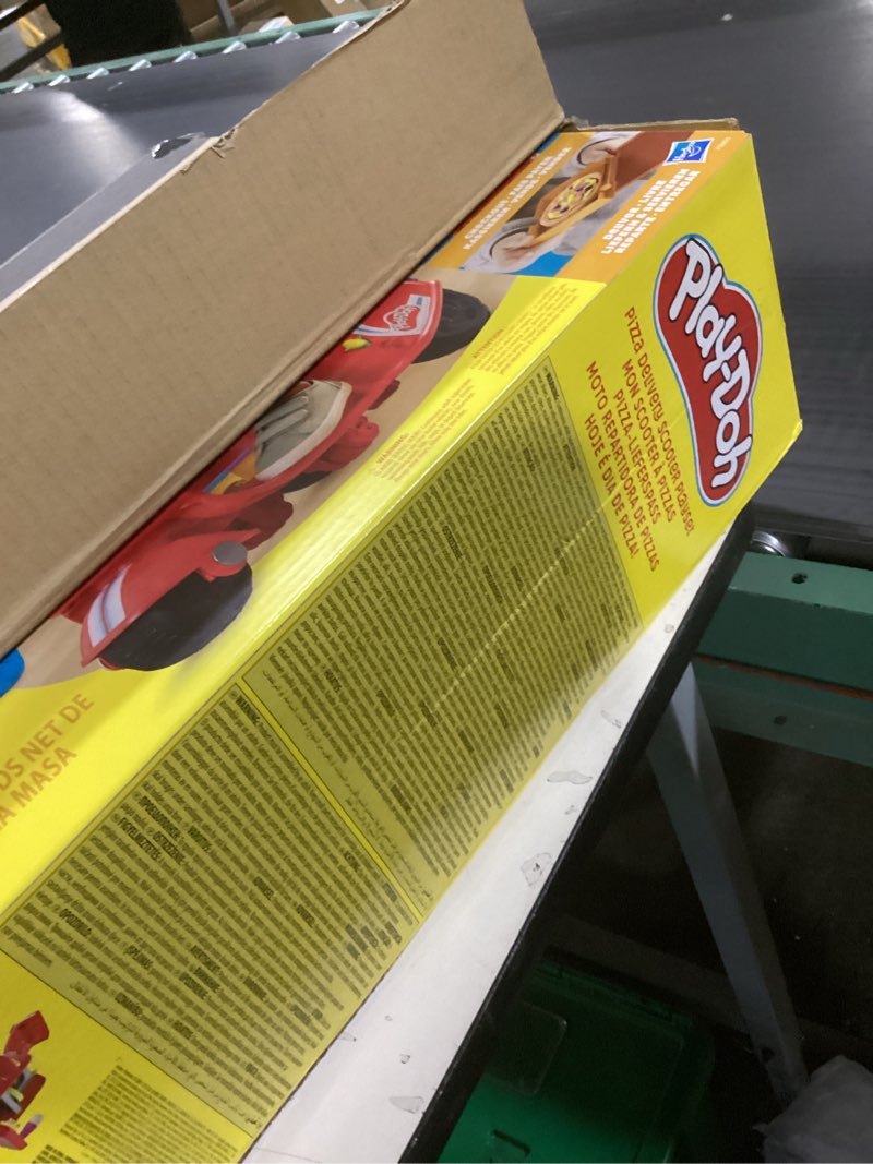 Condition photo showing Good Condition for Play-Doh Pizza Delivery Scooter Playset, Large Ride-On Play Food Preschool Toys, Toy Pizza Set for Kids, Arts & Crafts for Boys & Girls, Ages 3+