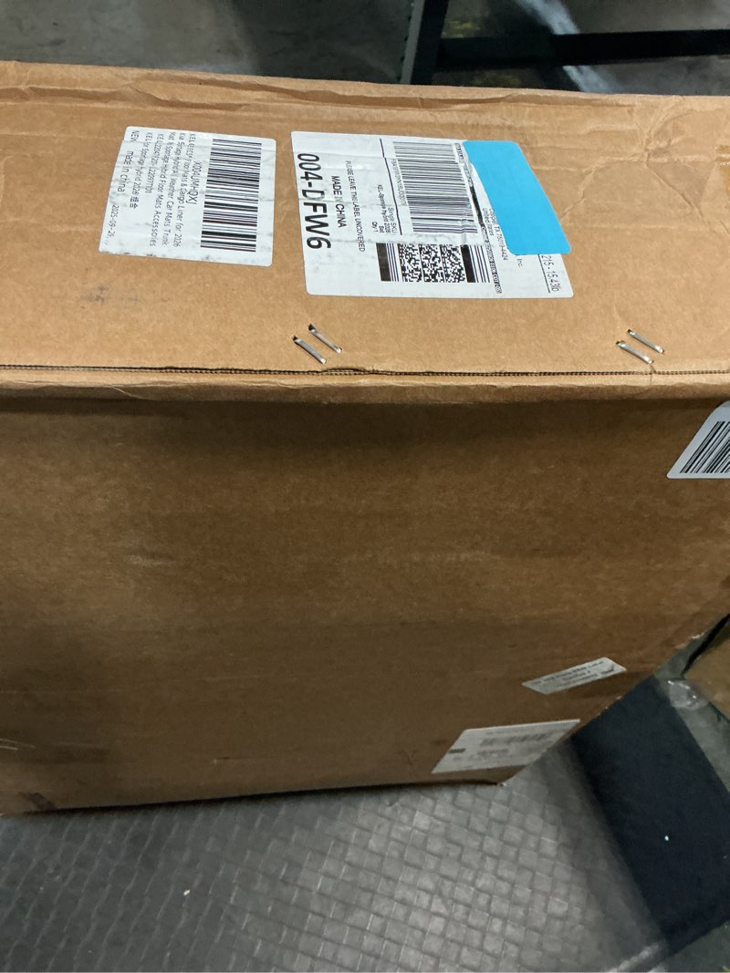 Condition photo showing Good Condition for KELCSEECS Floor Mats & Backrest Mats & Cargo Liner for 2021 2022 2023 2024 2025 2026 Kia Sorento(Not for Hybrid) Car Mats Trunk Liner Trunk Mat Kia Sorento Floor Mats Cargo Mat Accessories 1)For 2021-2026 Kia Sorento Floor & Cargo & Backrest Mats