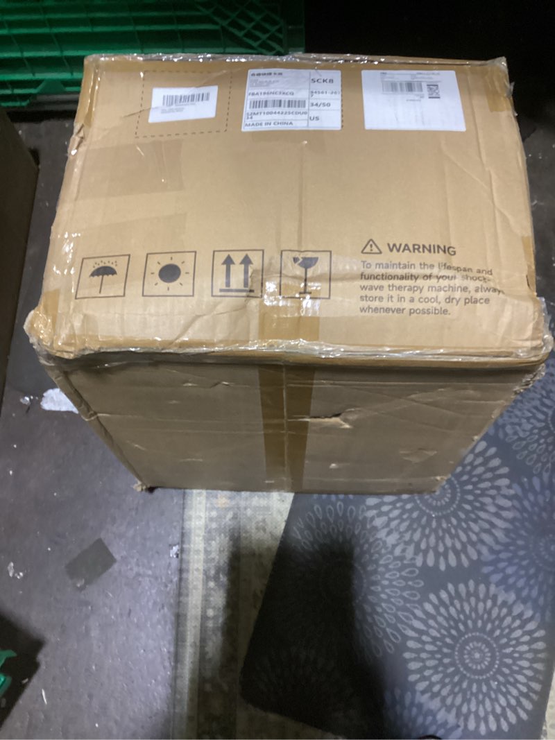 Condition photo showing As Is for 2026 advanced shockwave therapy machine, radial shockwave fsa or hsa eligible, non-invasive extracorporeal eswt shock wave therapy device, safe use, ideal for home & clinical use(eswt03_white)