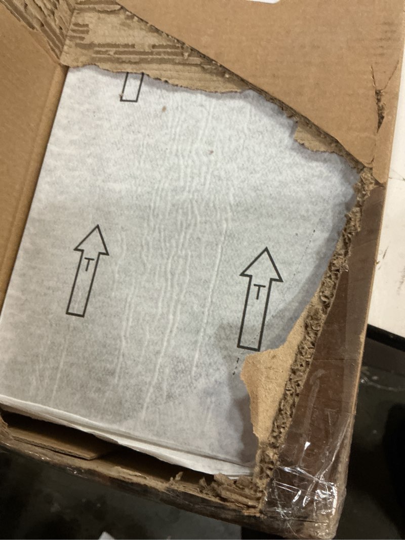 Condition photo showing As Is for Art3d 36-Pack 54 Sq.ft Peel and Stick Floor Tiles Vinyl Plank Flooring Wood Look, Adhesive and Waterproof Tile Sticker for Bedroom, Living Room, Kitchen, RV in Black 36 x 6 x 0.1 inches Black 36