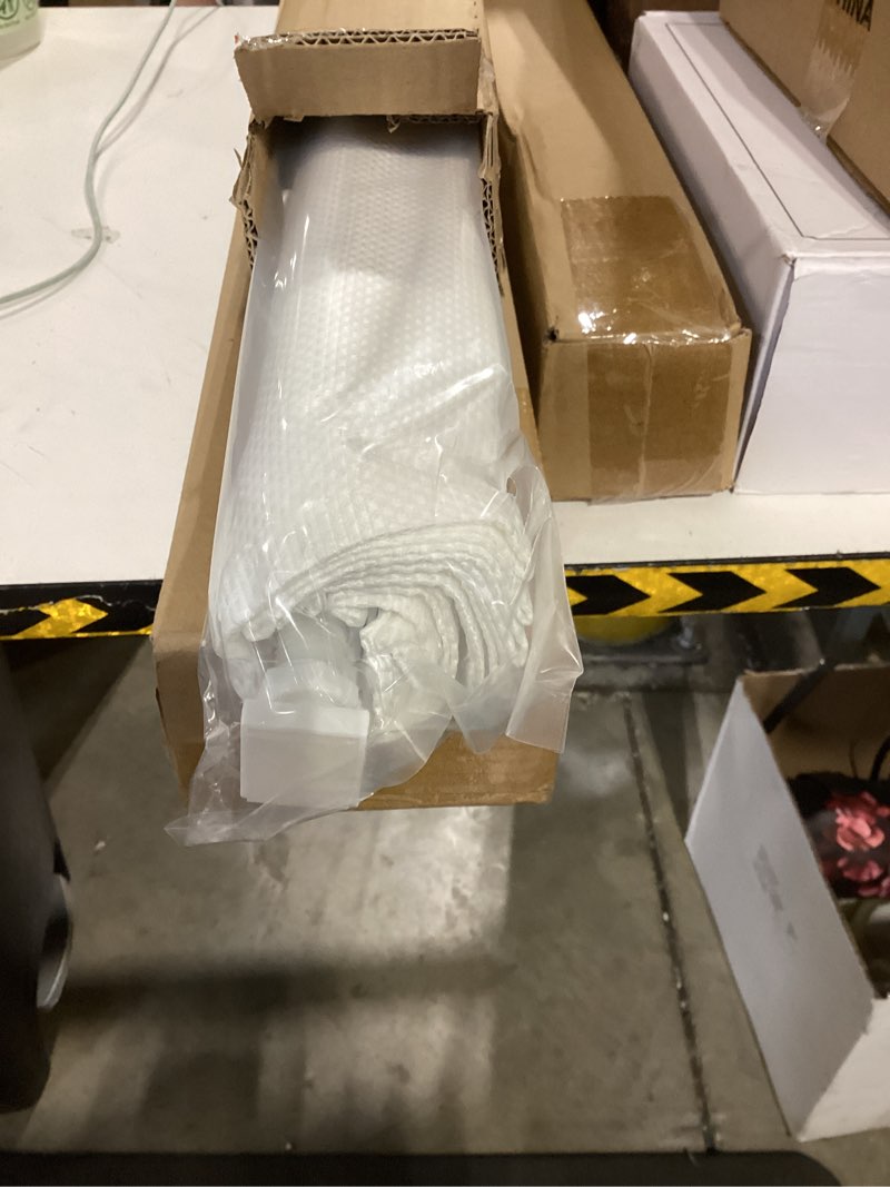 Condition photo showing Good Condition for lazblinds cordless roman shades - no drill easy install light filtering window blinds, thermal insulated room darkening with uv blocking for bedroom/living room, window size 24" w x 48" h, white white 24"w x 48"h
