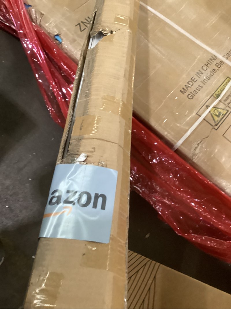 Condition photo showing As Is for Besseto Plaster-in LED Aluminum Channel 6 Pack 6.6FT/2 Meter Plaster LED Light Strip Diffuser Channel, Trimless Recessed Drywall Aluminum LED Channel Profile for Wall and Ceiling with Milky Diffuser 6Pack 2M/6.6FT