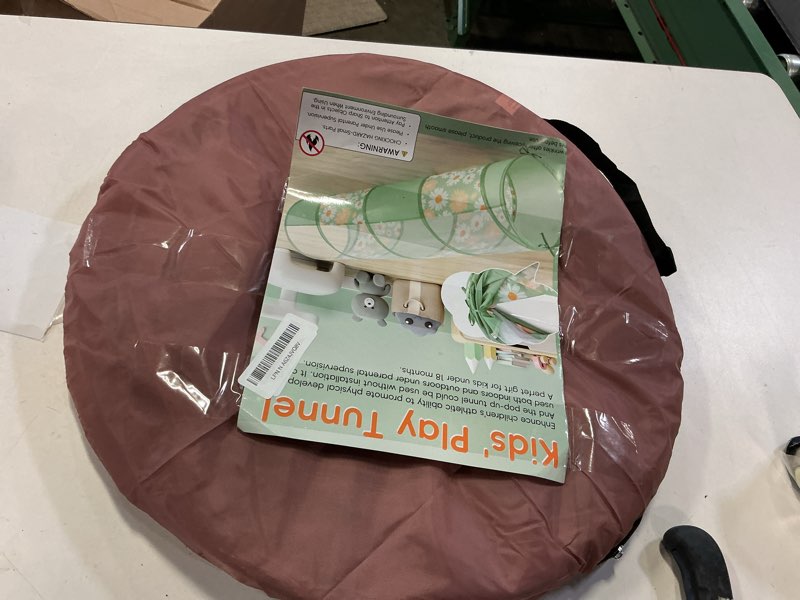 Condition photo showing As Is for Eterish Kids Play Tunnel Toys for Toddlers, Pop Up Tents for Kids or Pets, Gift for Boy and Girl Play Tunnel Indoor and Outdoor?Apricot Clouds? Apricot Clouds Standard