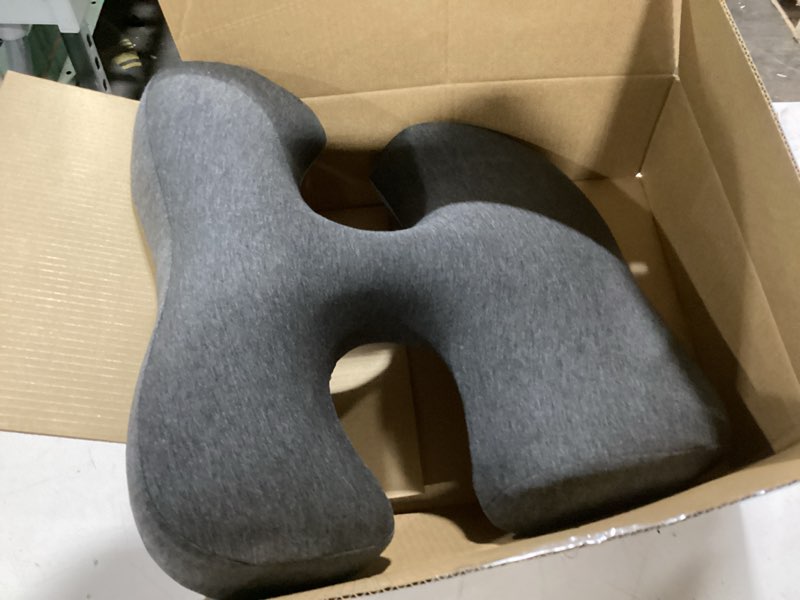 Condition photo showing Good Condition for Breast Pillow for Massage, Women's Massage Bolster Face Down Pillow for Sleeping with Non-Slip Bottom, Home Head Cushion and Chest Cushion for SPA-Dark Gray