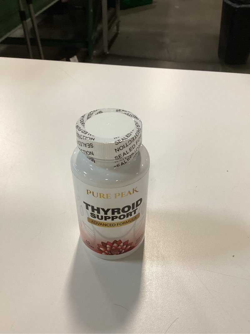 Condition photo showing New/Like New for (BEST BY 06/2026) Thyroid Support Supplement- Metabolic Function, Energy & Focus, Mood Enhancer - Iodine from Kelp, Ashwagandha, Vitamin B12, Inositol, Ginseng, Magnesium - 60 Capsules for Men & Women