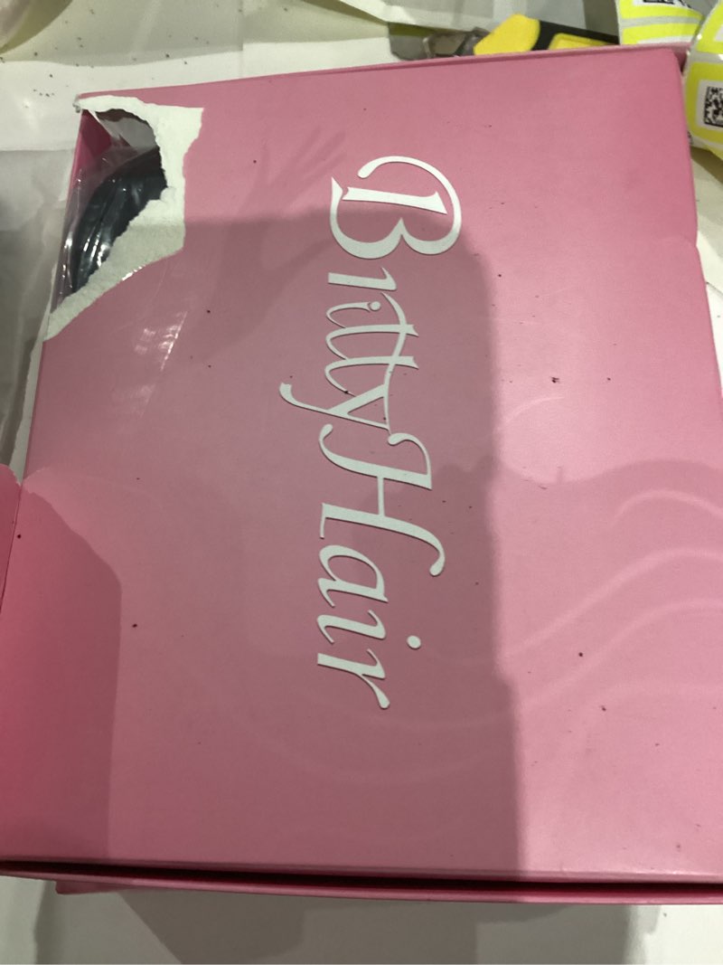 Condition photo showing New/Like New for BrittyHair Body Wave Headband Wig Human Hair Glueless Wear and Go Curly Wigs 180% Density Half Wigs for Black Women Machine Made Human Hair None Lace Front Natural Black Wig (22inch) 22in headband wig
