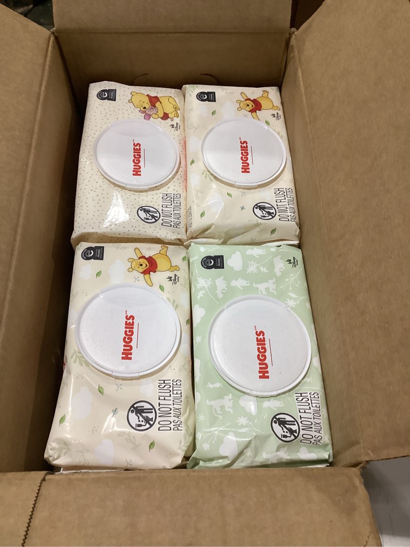 Condition photo showing New/Like New for Huggies Natural Care Sensitive Unscented Baby Wipes - 768ct