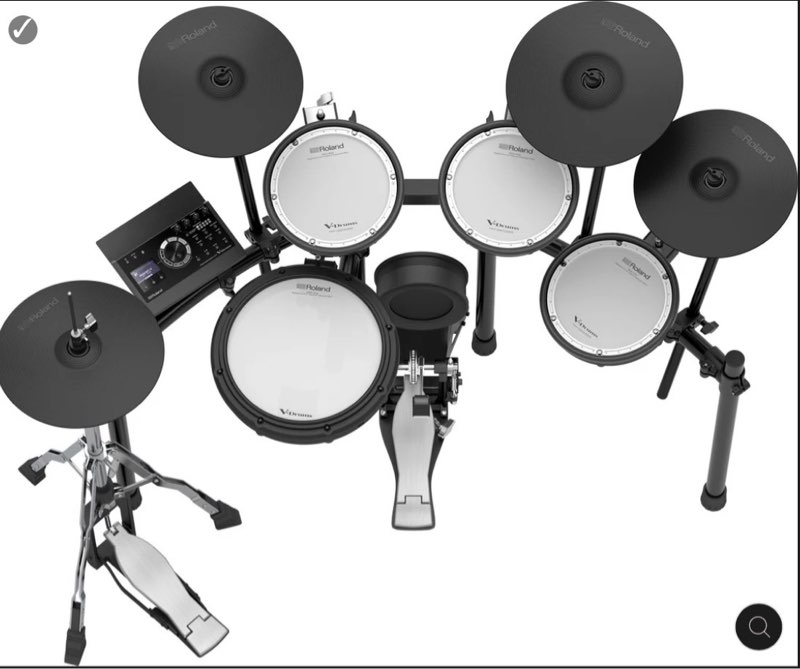 roland td-17kvx v-compact series electronic drum kit td-17kvx-s (stand only)