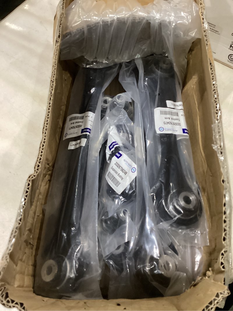 Condition photo showing Good Condition for rear control arm kit upper and lower, sway bar link 10 pcs compatible with bmw 1 3 series e88 e89 e90 e92 e93 128i 135i 325i 328i 330i 335d 335i 335is rear suspension kit rear (10pcs)