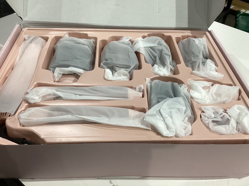 Condition photo showing Good Condition for 9-in-1 Multi Hair Styler | Air Styling & Drying System | Powerful Blow Dryer Brush | No Heat Damage | L/R Automatic Wrap Curlers, Oval Bursh, Round Brush, Flat Nozzle & Storage Pouch