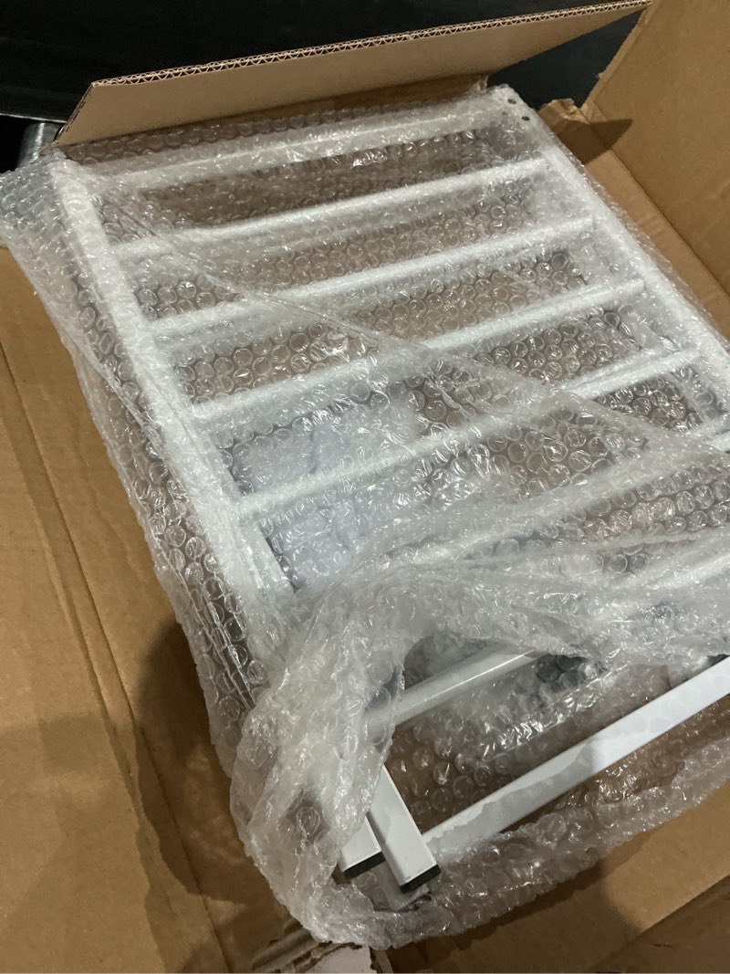 Condition photo showing Good Condition for freestanding short dog gate, 13" tall small pet gate easily step over, 16"- 44'' width expandable metal small puppy gatefor stairs, doorways, kitchen,house indoor/outdoor use-no drill pressure mount 13“tall 16"- 44'' width expandable 3