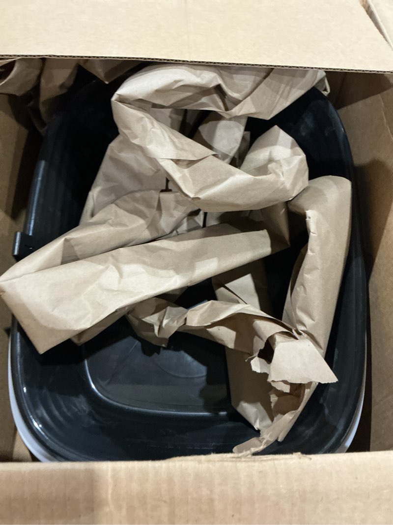 Condition photo showing As Is for arm & hammer large sifting litter box scoop free cat litter tray with microban, made in usa