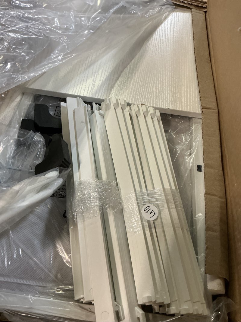 Condition photo showing Good Condition for 10-drawer dresser for bedroom, anti-tip tall storage organizer chest of drawers with wooden top and metal frame fabric bins for closet, living room, hallway, entryway, white white 11.8"d x 31.4"w x 45.6"h (10 drawers)