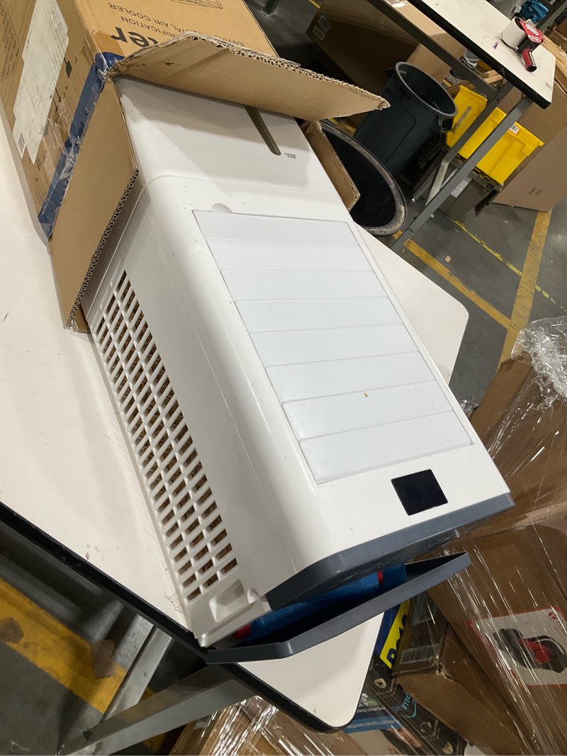 Condition photo showing Good Condition for portable air conditioners,3-in-1 evaporative cooling fans that blow cold air, 4 modes 3 speeds, 12h timer & remote, 120°oscillation, windowless portable ac swamp cooler w/ 8l tank for home bedroom